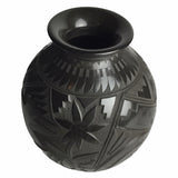 Martin Olivas Quintana Black Vase with Neck