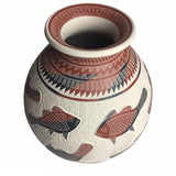 Jesus Olivas Quintana Fish Vase With Neck