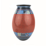 J. Armando Mora F Geometric Elongated Vase