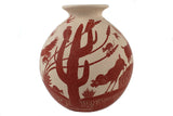 Angel Guerrero Trillo Animal Orange Vase