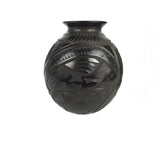 Martin Olivas Quintana Black Vase with Neck