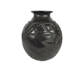 Martin Olivas Quintana Black Vase with Neck