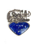 Bull-Mermaid Pin