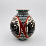 Hilario Quezada Skeleton Vase #3