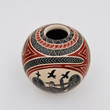 Hilario Quezada Small Skeleton Vase #3