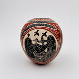 Hilario Quezada Small Skeleton Vase #3