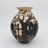 Hilario Quezada Skeleton Vase #2
