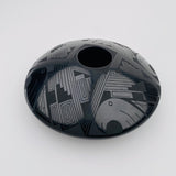 Octavio Andrew Flat Black Vase #2
