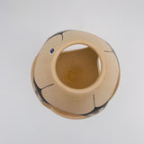 Efren Quezada Beige Swirl Vase