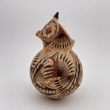 Oscar Quezada Owl Vase