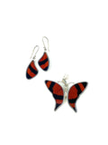 Yolanda Ormachea Medium Butterfly Wing Pendant and Earrings Set