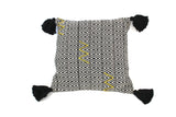 Cotton Pillow with Tassels