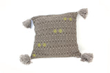 Cotton Pillow with Tassels