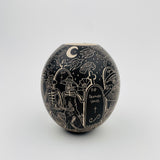 Hilario Quezada Small Skeleton Vase #4