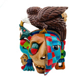 Large Carved Wooden Eagle Wall/Display Mask