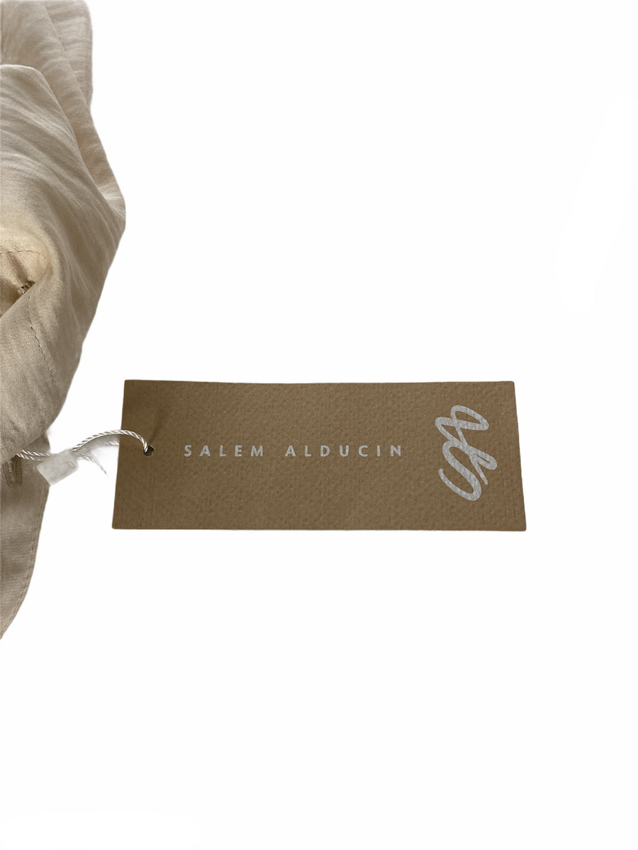 Salem Alducin Beige Flared Blouse Mercado369