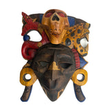 Carved Wooden "K'inich Janaab' Pakal" Grand Mayan Governor Wall/Display Mask