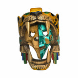 Small Carved Wooden Jaguar Wall/Display Mask
