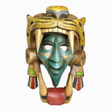 Small Carved Wooden Jaguar Wall/Display Mask