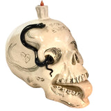 Skull with Candlelight