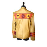 Men Leather Jacket (Tan)