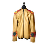 Men Leather Jacket (Tan)