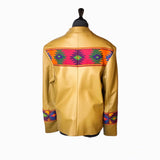 Men Leather Jacket (Tan)
