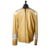 Men Leather Jacket (Tan)