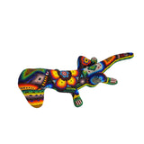 Honorio Villa - Large Huichol Beaded Iguana