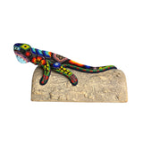 Honorio Villa Huichol Beaded Iguana