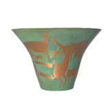 Tall Cave-Art Design Vessel