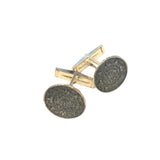 Oro de Monte Alban Aztec Calendar Cufflinks