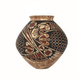 Oscar Jr. Quezada Geometric Design Vase #2