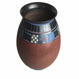 J. Armando Mora F Geometric Elongated Vase