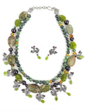 Oro de Monte Alban Nopal Set Necklace and Earrings
