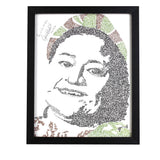 Gabriela Villafaña. Rigoberta Menchu. Drawing #2. Dallas, TX.
