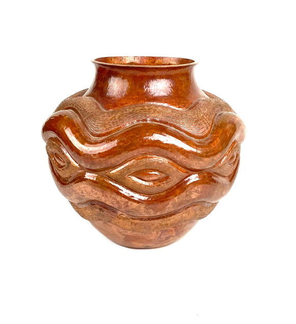 Arturo Angel Punzo Copper Vase #5