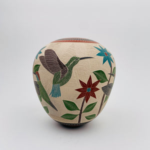 Jesus Olivas Quintana Birds Vase #3