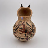 Oscar Quezada Owl Vase