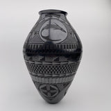 Ismael Sandoval Black Vase