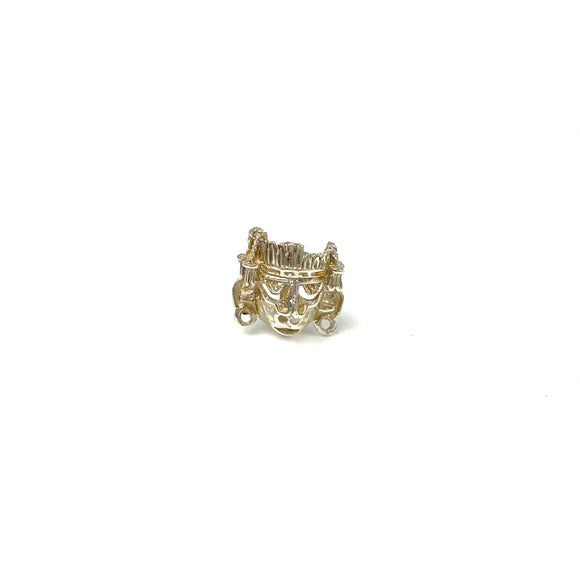 Oro de Monte Alban Small Face Pin