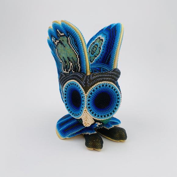 Morelia Lopez - Huichol Blue Owl