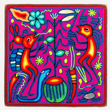 Medium Huichol Yarn Painting