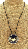 Silver Hanger Crab Necklace
