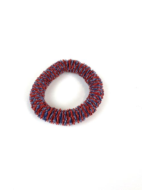 Red and Blue Paper Bracelet