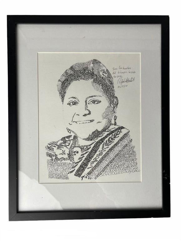 Rigoberta Menchu Drawing #1