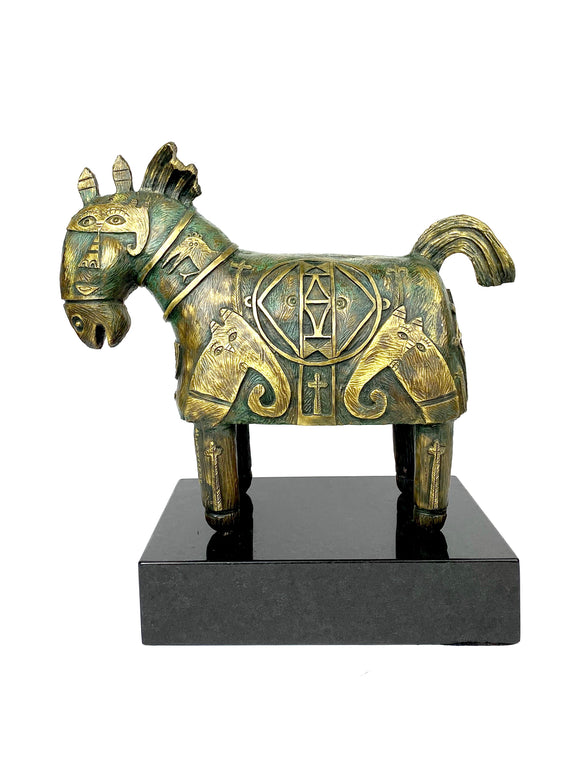 Fernando Andriacci Bronze Horse Sculpture